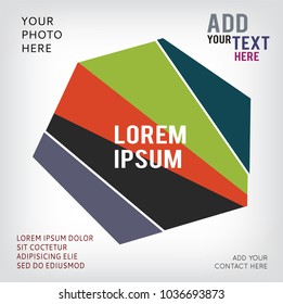 Emblem design, Abstract vector logo. Abstract business logotype