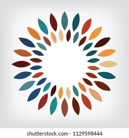 Emblem design, Abstract vector logo. Abstract business logotype