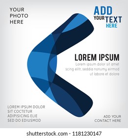 Emblem design, Abstract vector logo. Abstract business logotype
