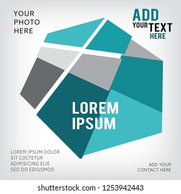 Emblem design, Abstract vector logo. Abstract business logotype