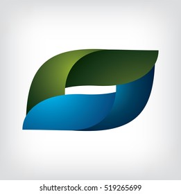 Emblem design, Abstract vector logo. Abstract business logotype