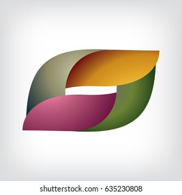 Emblem design, Abstract vector logo. Abstract business logotype