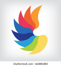 Emblem design, Abstract vector logo. Abstract business logotype