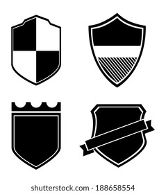 Emblem design over white background, vector illustration