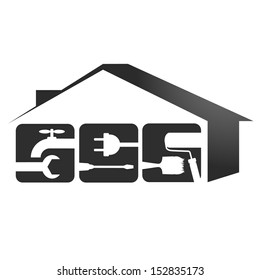 emblem design for repair of houses