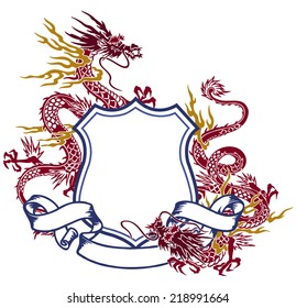 The emblem of the dragon,