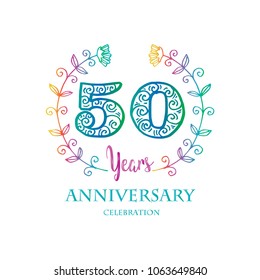 Emblem of fiftieth anniversary