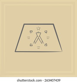 emblem football. element of corporate identity. vector format.