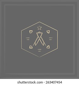 emblem football. element of corporate identity. vector format.