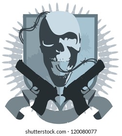 emblem of the gangster