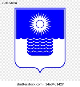 Emblem of Gelendzhik. City of Russia. Vector illustration