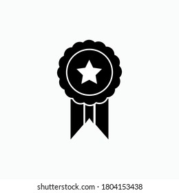 Icono de cinta de opciones. Símbolo de premio - Vector.