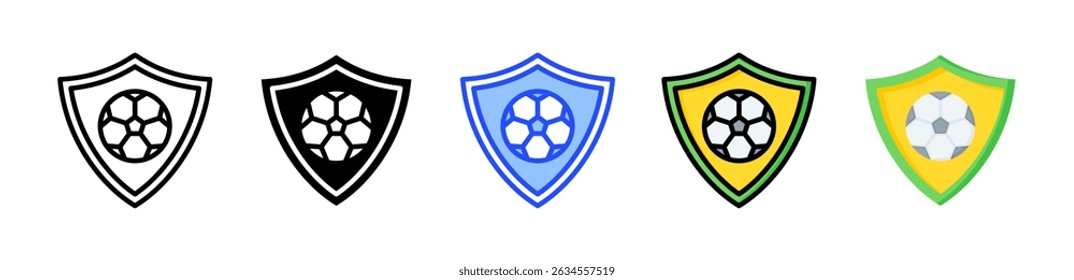Emblem Icon Collection mit mehreren Stilen