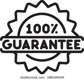 emblem icon, customer satisfaction, guarantee stamp icon, marketing tools