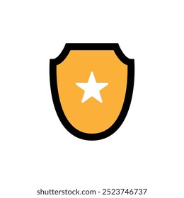 Ilustración aislada de la Plantilla del diseño del logotipo del icono del emblema