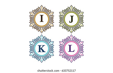 Emblem Initial I J K L