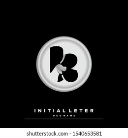 Emblem Initial Letter K Name Dog Logo For Dog Tag Liontin.