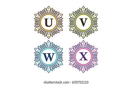 Emblem Initial U V W X
