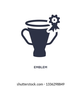 emblem isolated icon. Simple element illustration from hockey concept. emblem editable logo symbol design on white background. Can be use for web and mobile.