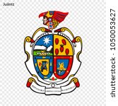 Emblem of Juarez. City of Mexico. Vector illustration
