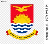 Emblem of Kiribati. National Symbol