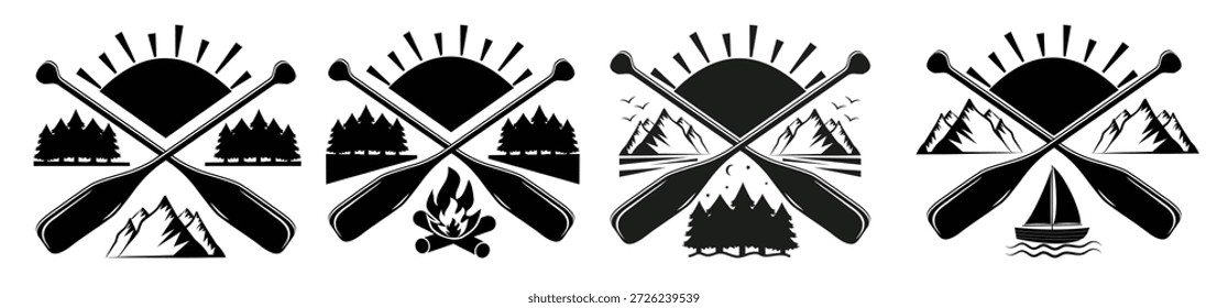Logotipo de la marca emblema sobre el Ocio turístico
