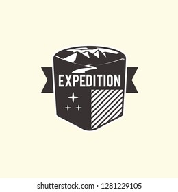 Emblem Label Outdoor Vector Graphic Download Template Modern