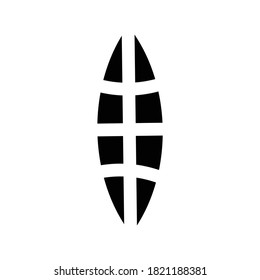 Emblem Line Icon Design Vector