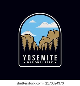 Emblem logo illustration of Yosemite National Park