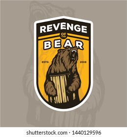emblem logo revenge of bear