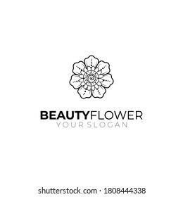 Emblem luxury beauty spa, cosmetics, jewelry, hotel, restaurant. Wedding elegant outline frame. Vector floral luxury curve logo design. Round gold ornate frame. Vintage premium design vector element.