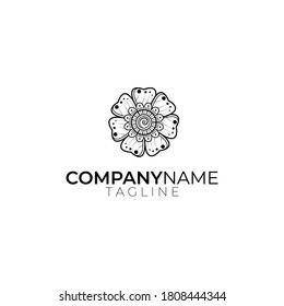 Emblem luxury beauty spa, cosmetics, jewelry, hotel, restaurant. Wedding elegant outline frame. Vector floral luxury curve logo design. Round gold ornate frame. Vintage premium design vector element.