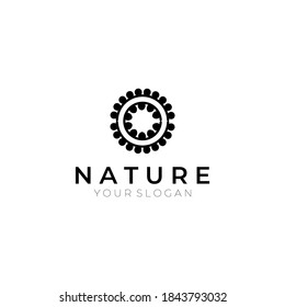 Emblem luxury beauty spa, cosmetics, jewelry, hotel, restaurant. Wedding elegant outline frame. Vector floral luxury curve logo design. Vintage premium design vector element.