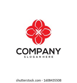  Emblem luxury beauty spa saloon, cosmetics, Modern simple premium design vector element. Vector luxury flower logo design. Ornate floral wedding sign. jewelry, flower shop, restaurant, garden.
