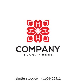  Emblem luxury beauty spa saloon, cosmetics, Modern simple premium design vector element. Vector luxury flower logo design. Ornate floral wedding sign. jewelry, flower shop, restaurant, garden.