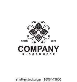  Emblem luxury beauty spa saloon, cosmetics, Modern simple premium design vector element. Vector luxury flower logo design. Ornate floral wedding sign. jewelry, flower shop, restaurant, garden.