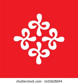  Emblem luxury beauty spa saloon, cosmetics, Modern simple premium design vector element. Vector luxury flower logo design. Ornate floral wedding sign. jewelry, flower shop, restaurant, garden.