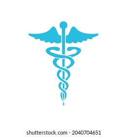 emblem of a medical institution on a white background, vector illustration