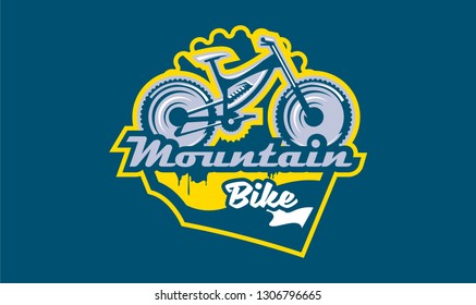 Mountain Bike Bicycle Esports Gaming Logo Stock Vector (Royalty Free ...