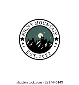 Plantilla de diseño de logotipo de montaña Emblem para su empresa