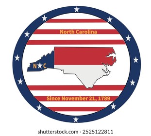 Emblema del estado de Carolina del Norte 
