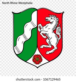 Emblem Of North Rhine-
Westphalia, Province Of Germany