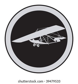 Emblem of an old ship, vector stamp