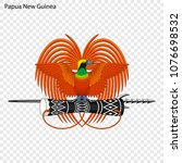 Emblem of Papua New Guinea. National Symbol