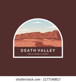 Emblem patch illustration of Death Valley National Park