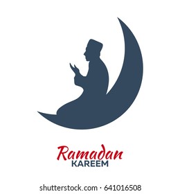 Emblem for Ramadan. Ramadan Kareem. Vector illustration