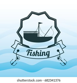 emblem related with fishing boat