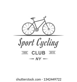 Emblem in retro style. Illustration for cards, badges and sport club.