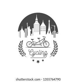 Emblem in retro style. Illustration for cards, badges and sport wear.