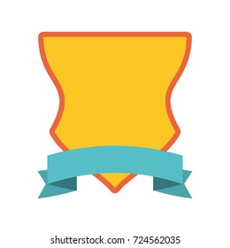emblem with ribbon icon image 